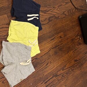 GAP Kids Shorts Trio - Navy, Yellow, Gray